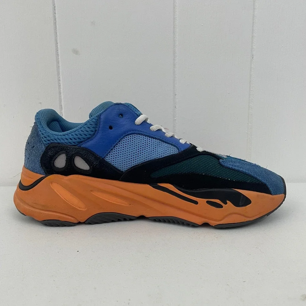 Adidas Yeezy Boost 700 Bright Blue GZ0541 Blue/Orange Men's Size 7.5 NO BOX